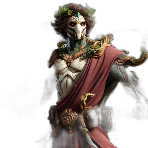 mask, staff, fantasy art, concept art transparent PNG cut-out