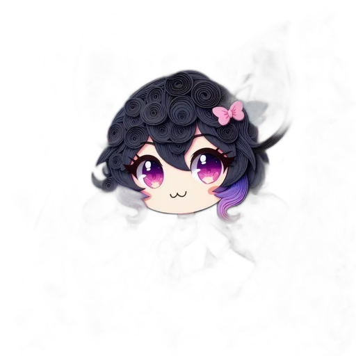 face, staff, hair, dragon transparent PNG cut-out