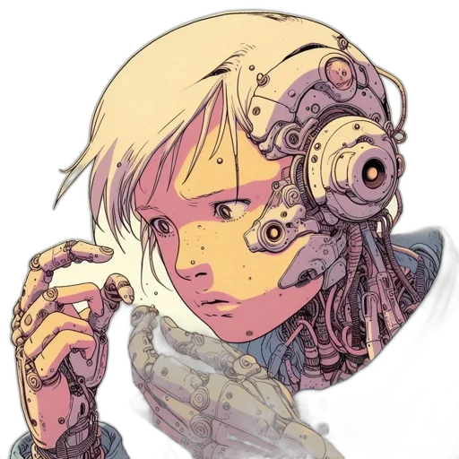 robot, face, weapon, mask transparent PNG cut-out