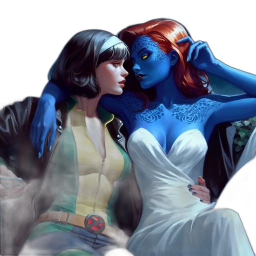 comic book art, concept art, fantasy art, photorealistic transparent PNG cut-out