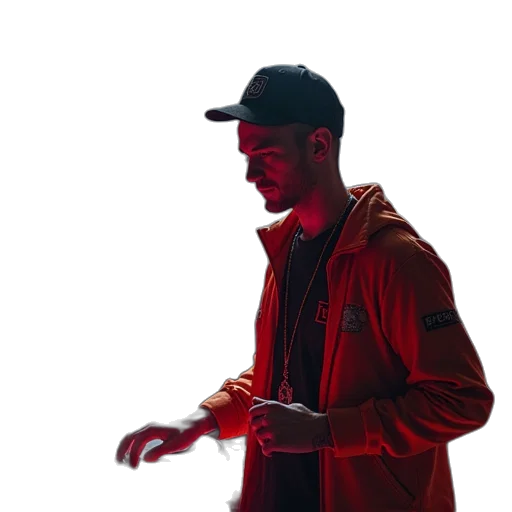 jacket, staff, face, hat transparent PNG cut-out