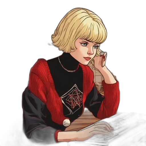 jacket, face, staff, jewelry transparent PNG cut-out