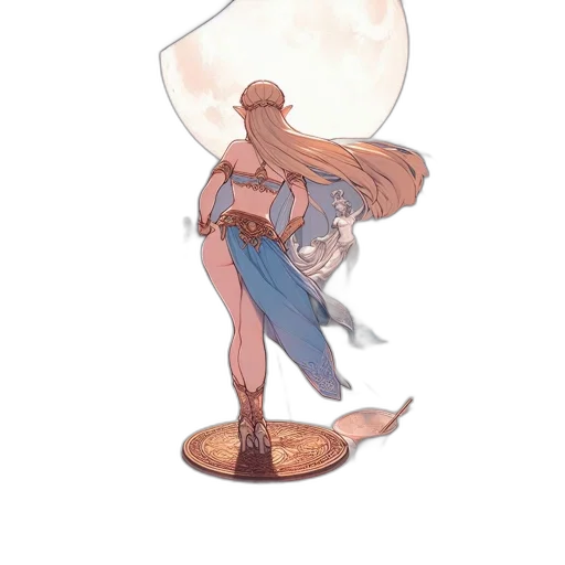 umbrella, staff, dress, hat transparent PNG cut-out