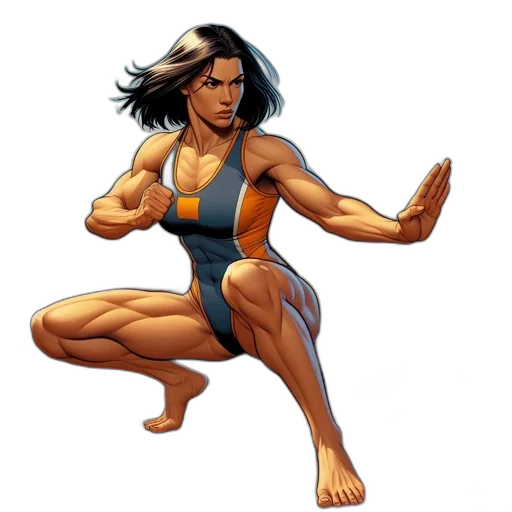 comic book art, concept art, pixel art, cartoon transparent PNG cut-out
