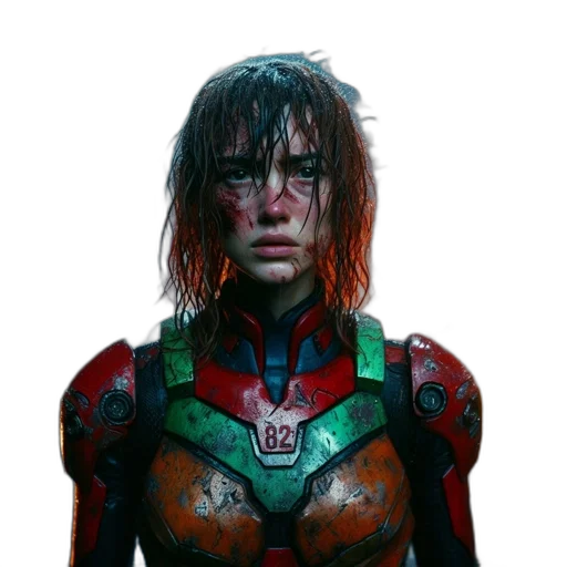 robot, face, mask, concept art transparent PNG cut-out