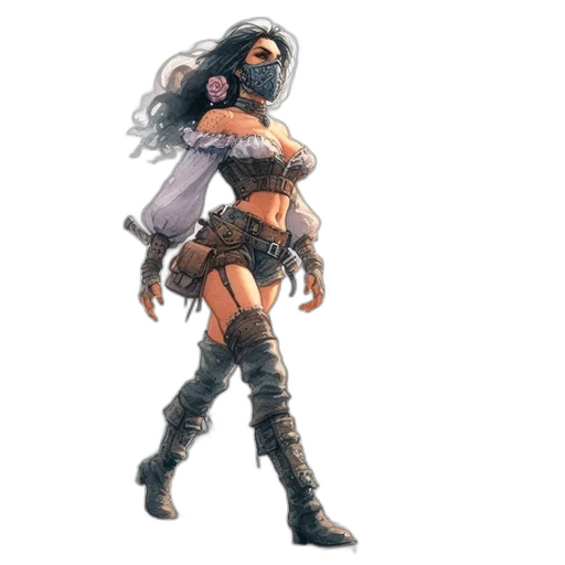 weapon, concept art, comic book art, fantasy art transparent PNG cut-out