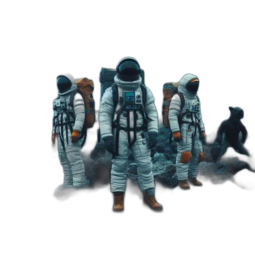 jacket, robot, creature, mask transparent PNG cut-out