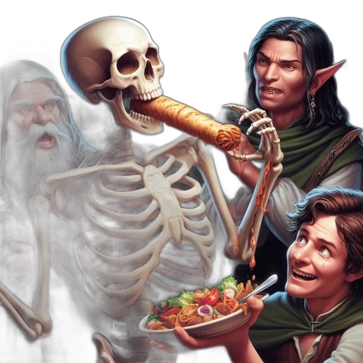 food, concept art, fantasy art, comic book art transparent PNG cut-out