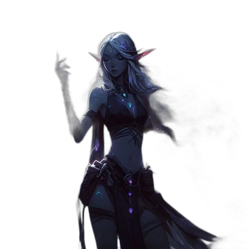 staff, dress, concept art, fantasy art transparent PNG cut-out