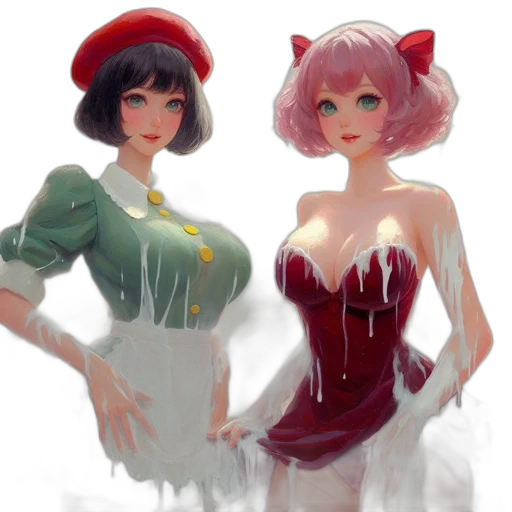 dress, concept art, fantasy art, 3d render transparent PNG cut-out