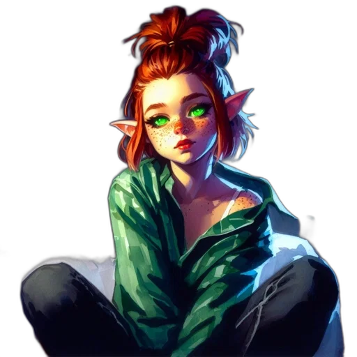 face, jacket, staff, dragon transparent PNG cut-out