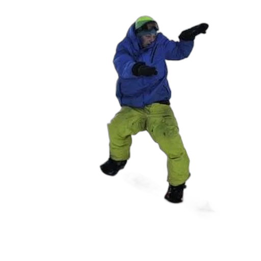 jacket, staff, umbrella, hat transparent PNG cut-out