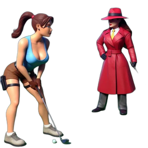 staff, hat, concept art, 3d render transparent PNG cut-out