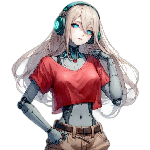 robot, staff, weapon, face transparent PNG cut-out