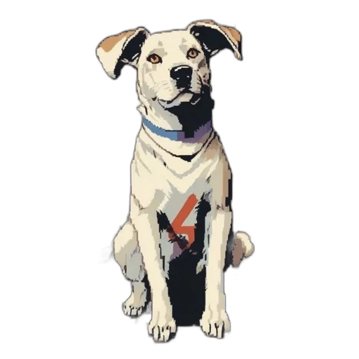 staff, animal, creature, pixel art transparent PNG cut-out