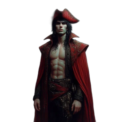 jacket, sword, fantasy art, concept art transparent PNG cut-out