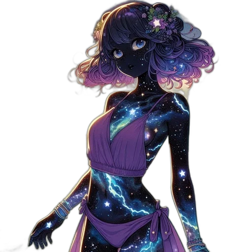 dress, staff, concept art, fantasy art transparent PNG cut-out