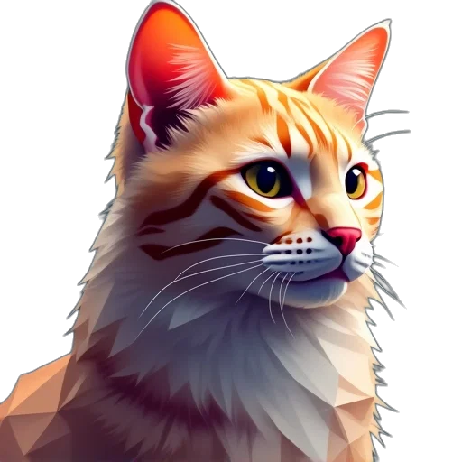 animal, staff, pixel art, photorealistic transparent PNG cut-out