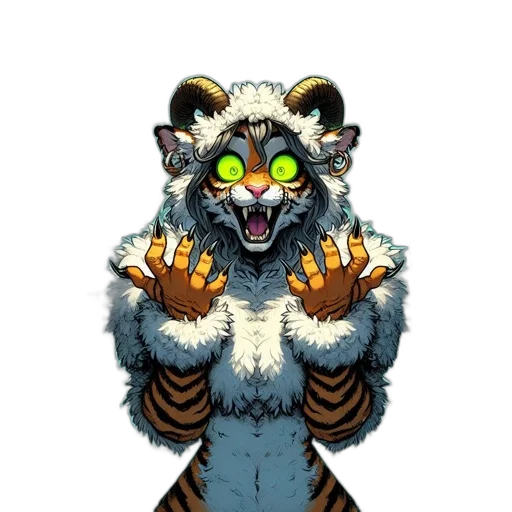 staff, animal, creature, mask transparent PNG cut-out