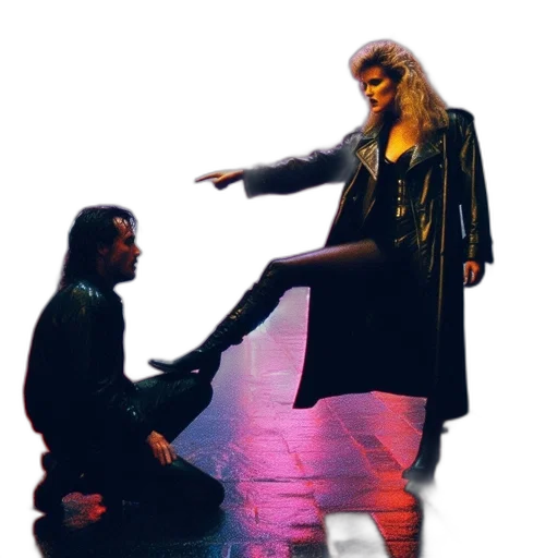 jacket, vaporwave, cyberpunk, concept art transparent PNG cut-out