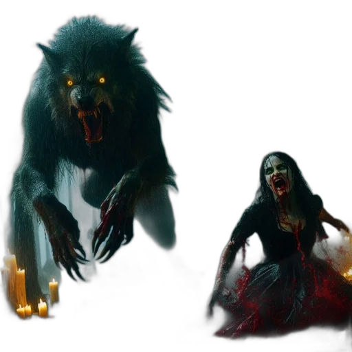 creature, concept art, fantasy art, 3d render transparent PNG cut-out