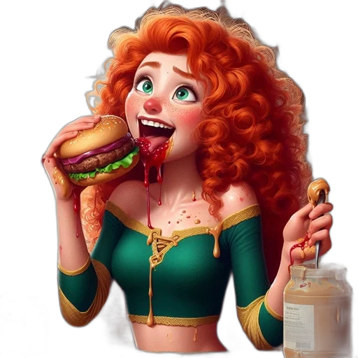 food, dress, fantasy art, concept art transparent PNG cut-out