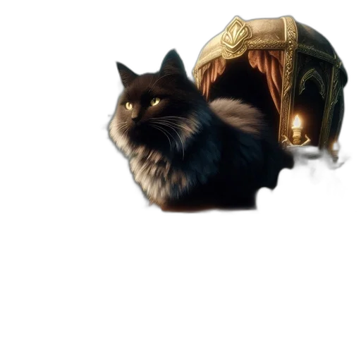 crown, animal, staff, creature transparent PNG cut-out