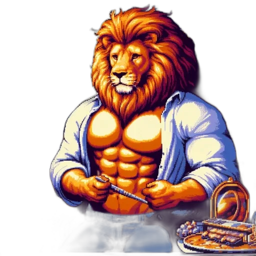 food, pixel art, concept art, fantasy art transparent PNG cut-out