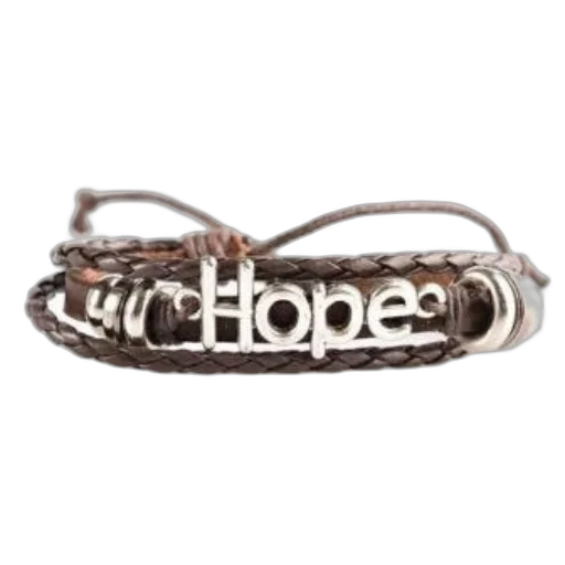 jewelry, brown, woven, leather transparent PNG cut-out