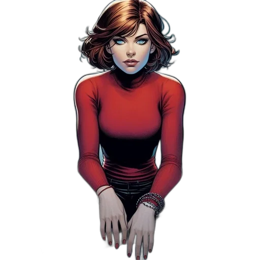 comic book art, concept art, cartoon, fantasy art transparent PNG cut-out