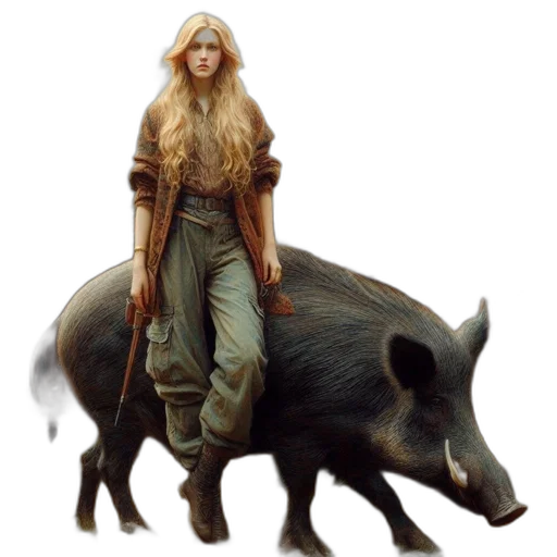 animal, concept art, fantasy art, photorealistic transparent PNG cut-out