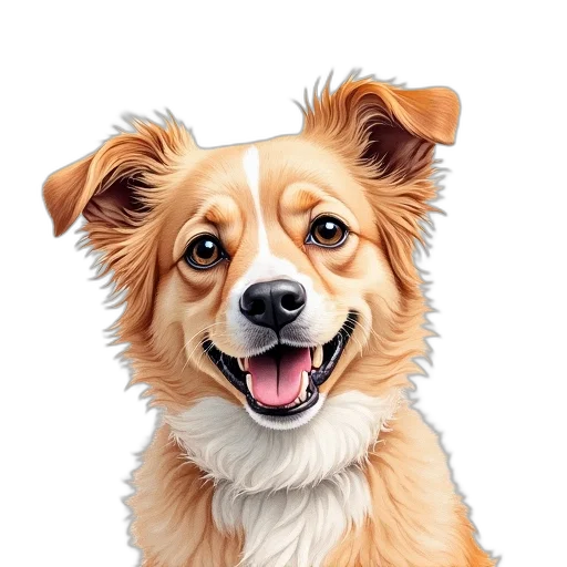 animal, face, staff, photorealistic transparent PNG cut-out
