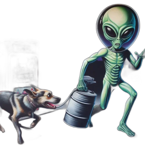 creature, robot, animal, concept art transparent PNG cut-out