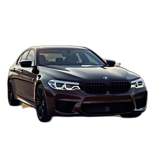 car, photorealistic, 3d render, bmw transparent PNG cut-out