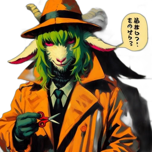 jacket, hat, staff, mask transparent PNG cut-out