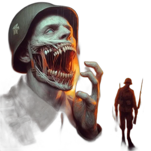 creature, mask, face, concept art transparent PNG cut-out