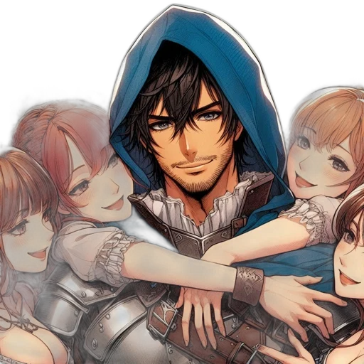 fantasy art, anime, concept art, comic book art transparent PNG cut-out