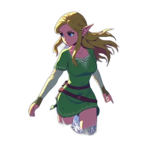 dress, staff, sword, mask transparent PNG cut-out