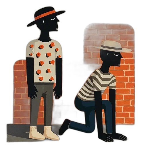 hat, jacket, mask, concept art transparent PNG cut-out