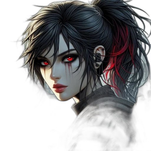 face, mask, fantasy art, concept art transparent PNG cut-out