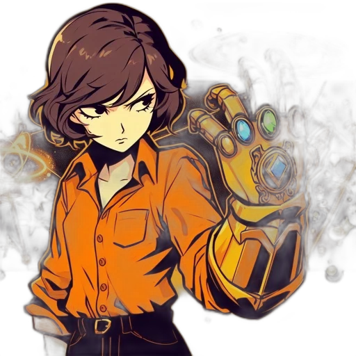 staff, weapon, robot, jacket transparent PNG cut-out