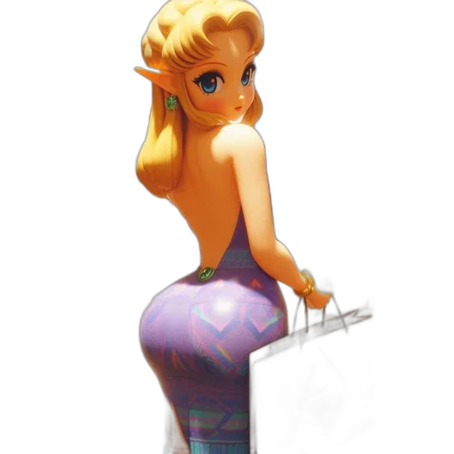 dress, weapon, staff, robot transparent PNG cut-out