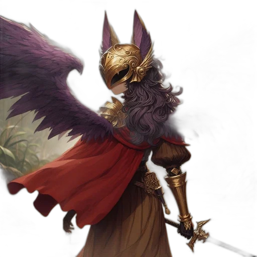 dragon, staff, mask, sword transparent PNG cut-out