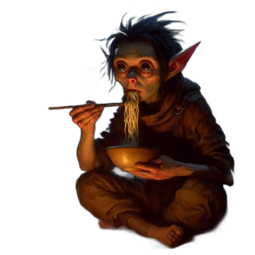food, creature, staff, concept art transparent PNG cut-out