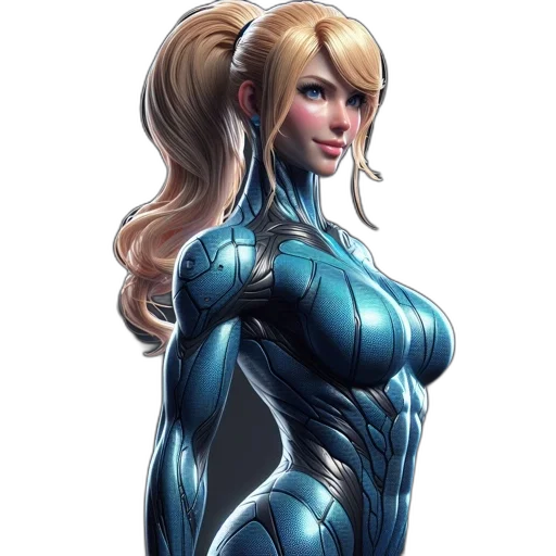 robot, dress, comic book art, concept art transparent PNG cut-out