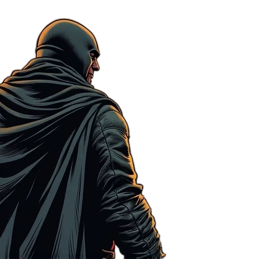 jacket, comic book art, concept art, comic transparent PNG cut-out