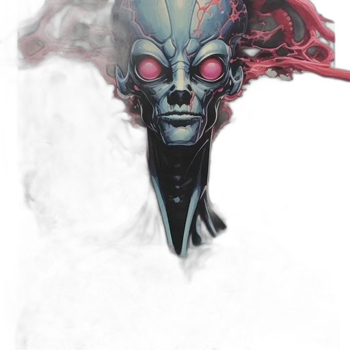 mask, robot, face, creature transparent PNG cut-out