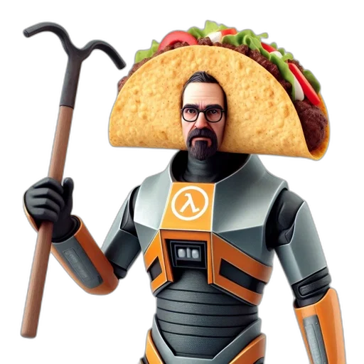 food, robot, staff, concept art transparent PNG cut-out