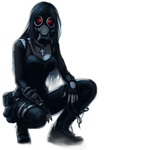 mask, creature, robot, concept art transparent PNG cut-out