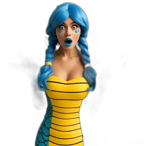 dress, 3d render, concept art, cartoon transparent PNG cut-out